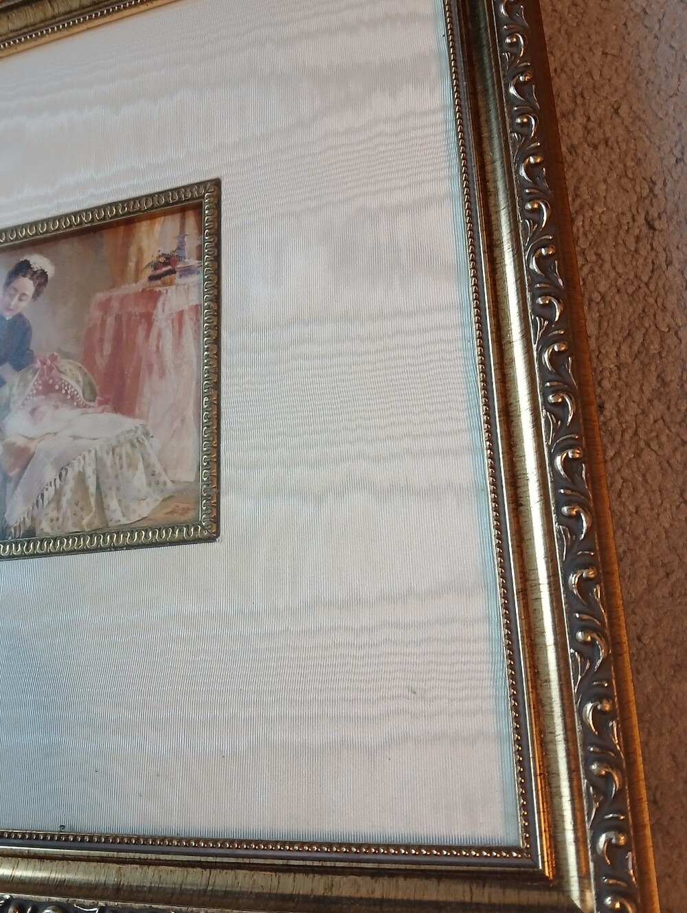 Vintage Ren Wil Art With Gold Frame - Picture 3 of 4